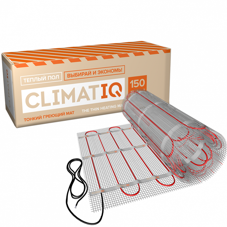 Тонкий самоклеящийся греющий мат CLIMATIQ MAT 1,5м²